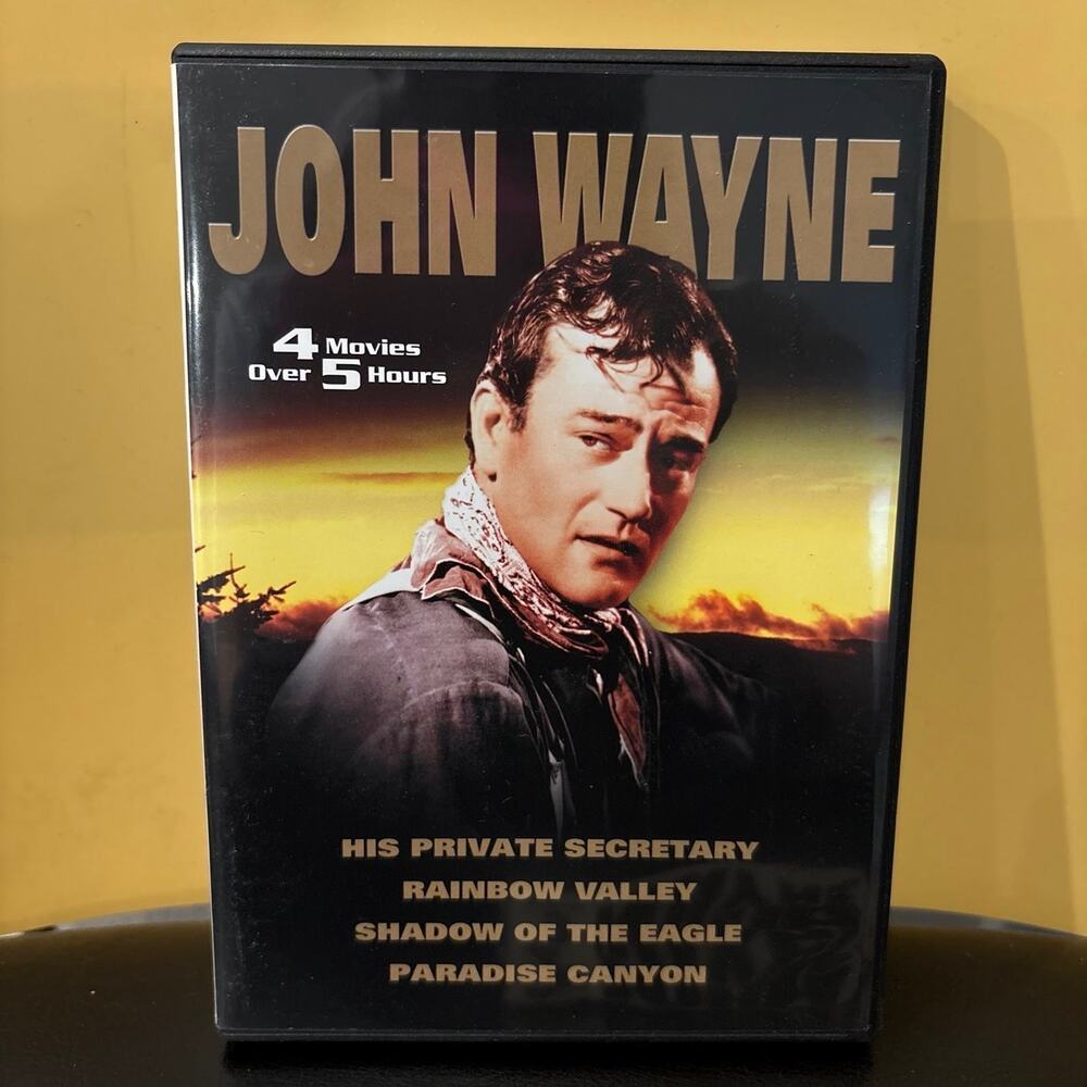 John Wayne 4 Movie DVD Collection Western Classics Echo Bridge His Private Secre